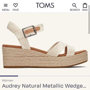 TOMS Audrey Wedge Sandals